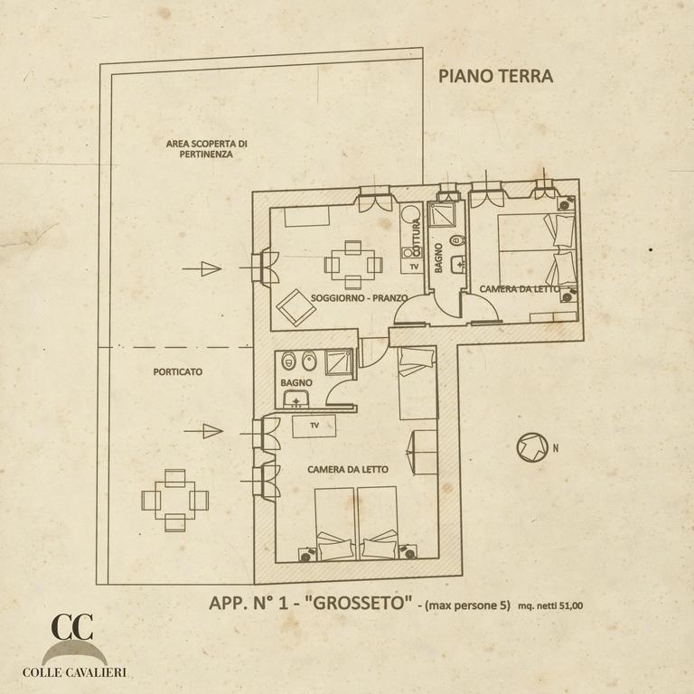 Apartamento Colle Cavalieri - Country House Gavorrano Exterior foto